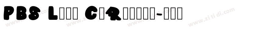 PBS Logo Cyrillic字体转换